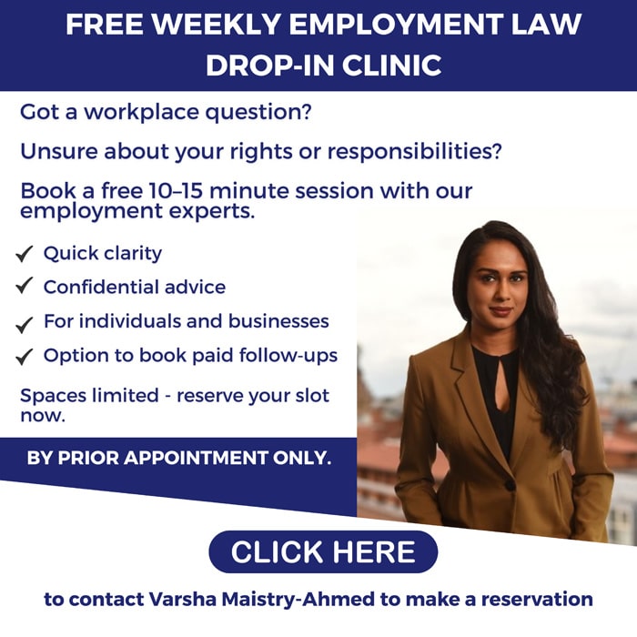 Employment Law Drop-In Clinic
